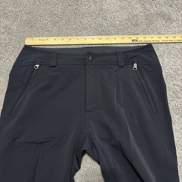 REI Pants Mens 34x32 Soft Shell Stretch Hiking Zip Pockets Split Cuff Outdoor - Picture 4 of 5